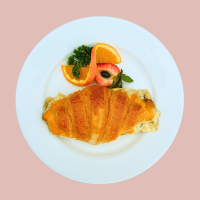MAPLE SAUSAGE, EGG AND CHEESE CROISSANT